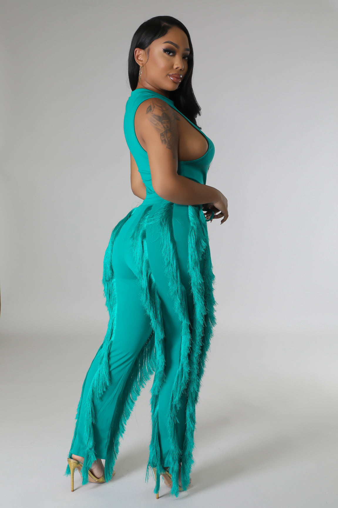 Stacy Bodysuit Pants Set
