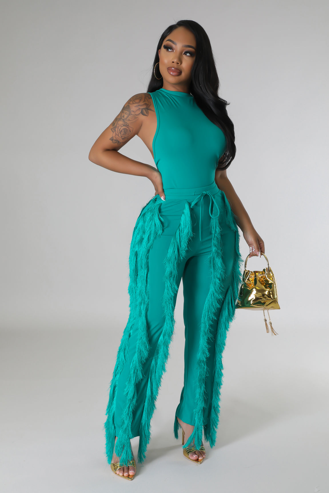 Stacy Bodysuit Pants Set